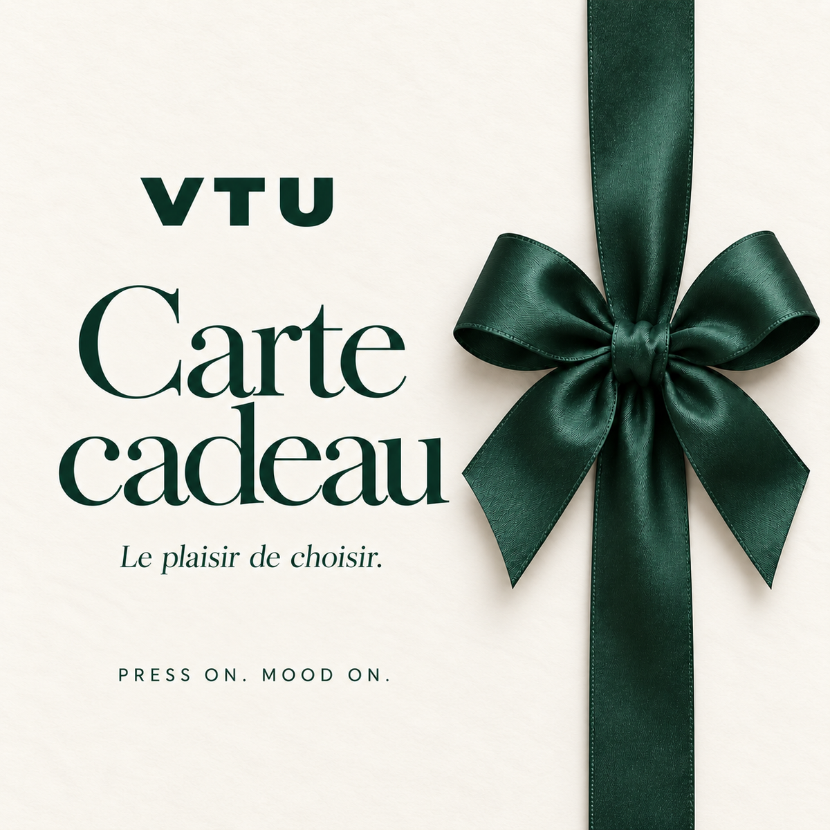 Carte cadeau VTU